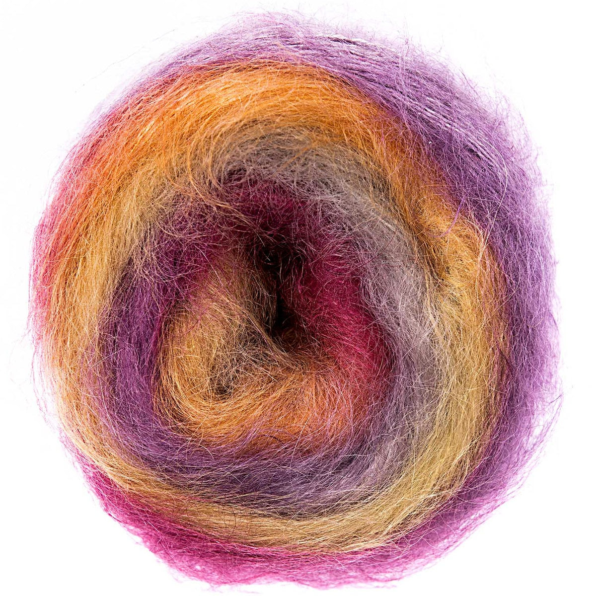 Rico Design Essentials Super Kid Mohair Loves Silk Print – 70 % mohair, 30 % silke – 50 g ≈ 375 m