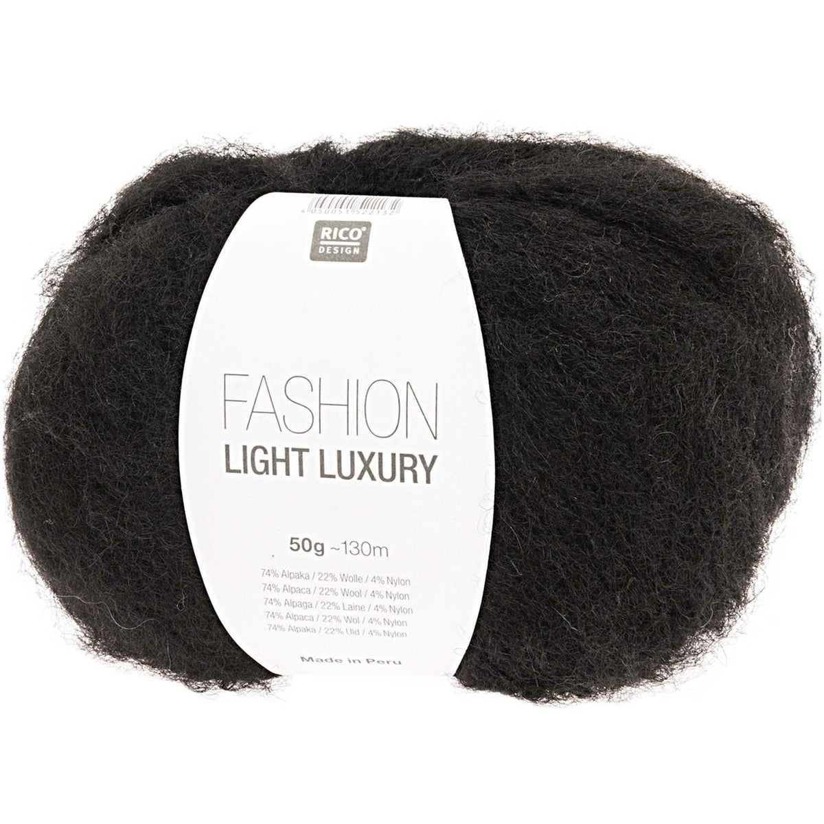 Rico Design Fashion Light Luxury – alpakka/ull/nylon – 50 g ≈ 130 m