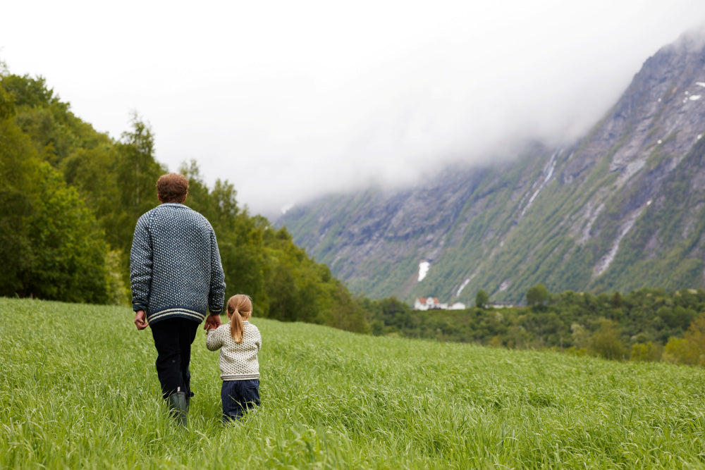 Islender til herre (nedenfra og opp) | Rauma | Strikkepakke