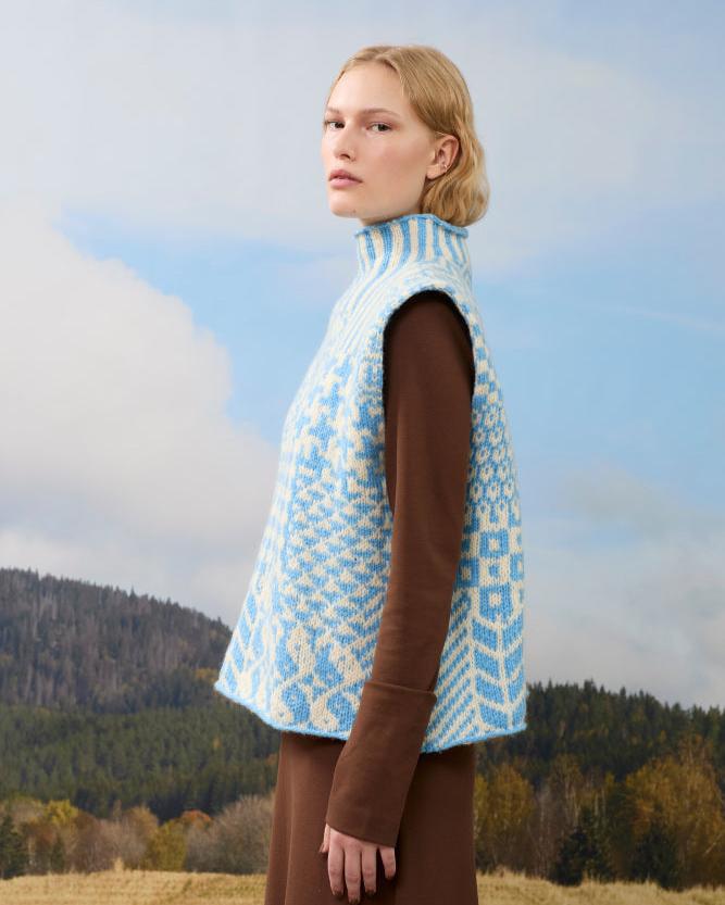455-4 Nordic Mix Vest | Digital oppskrift