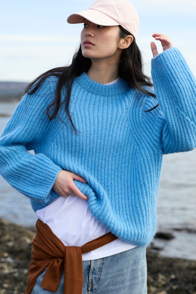 Eyla Patentgenser | Rauma Garn | Strikkepakke