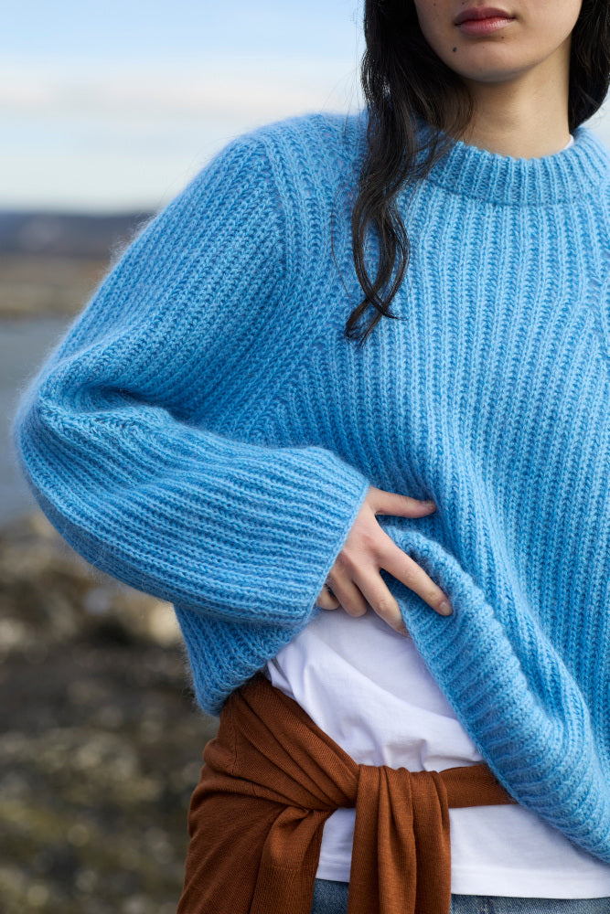 Eyla Patentgenser | Rauma Garn | Strikkepakke