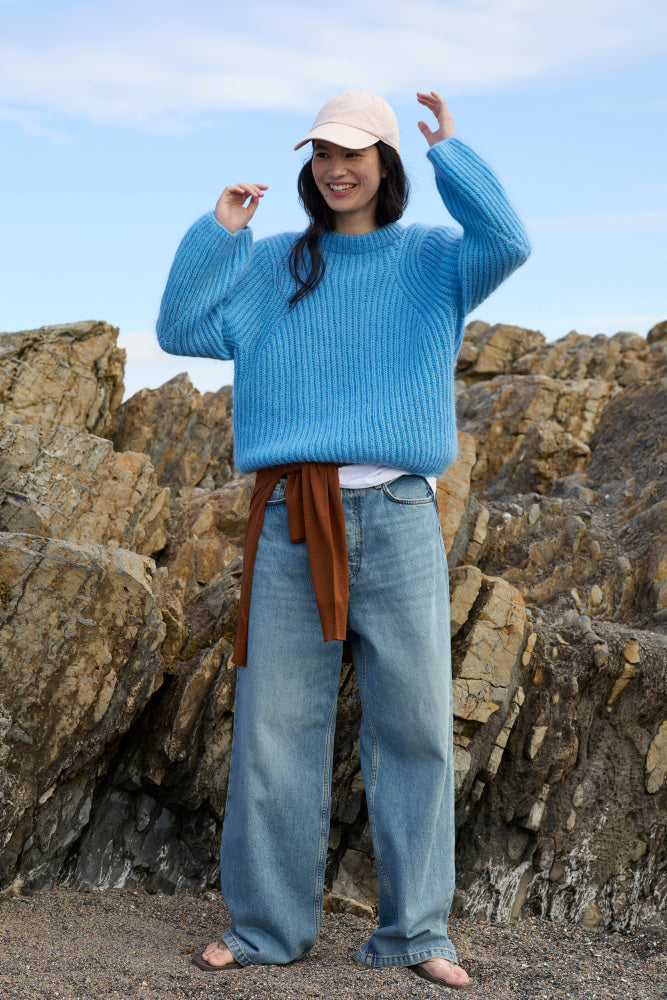 Eyla Patentgenser | Rauma Garn | Strikkepakke