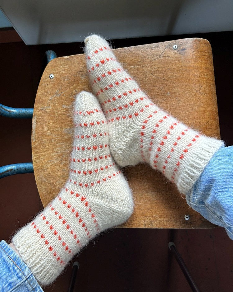 Dado prikkesokker | Rauma Garn | Strikkepakke