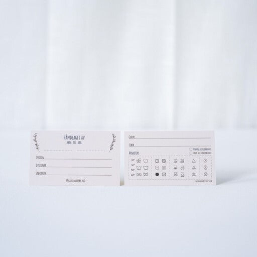 Gavemerker strikking | Handmade by