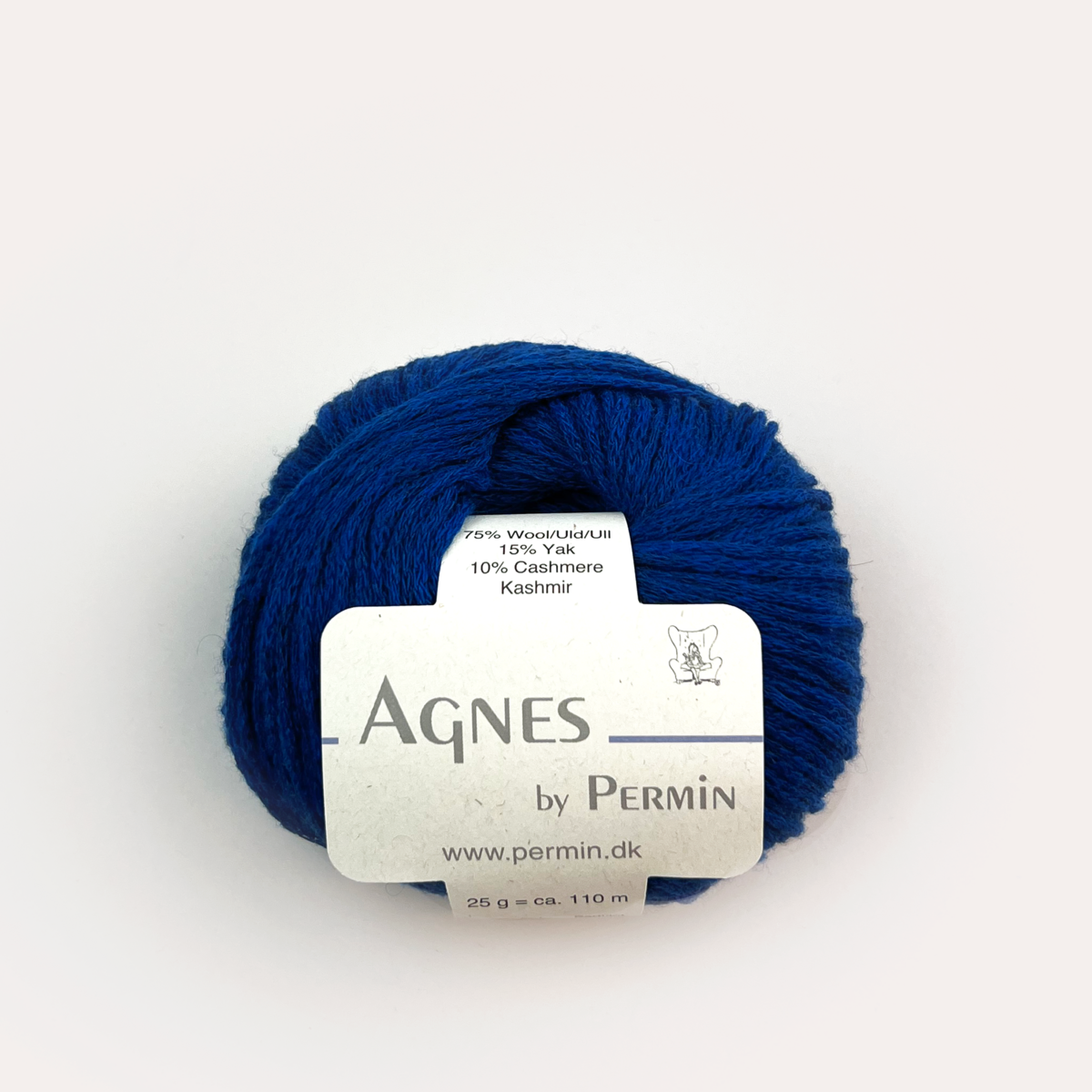 by Permin Agnes – 75 % merinoull / 15 % yak / 10 % cashmere – 25 g nøste – Nå 50 % rabatt
