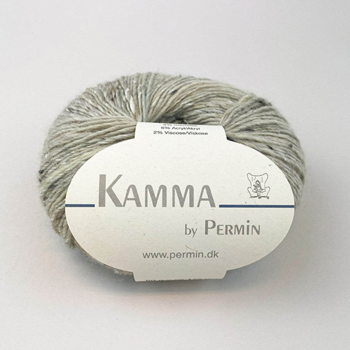 by Permin Kamma – luksus tweedgarn i ull/alpaka/silke - 50 g nøste