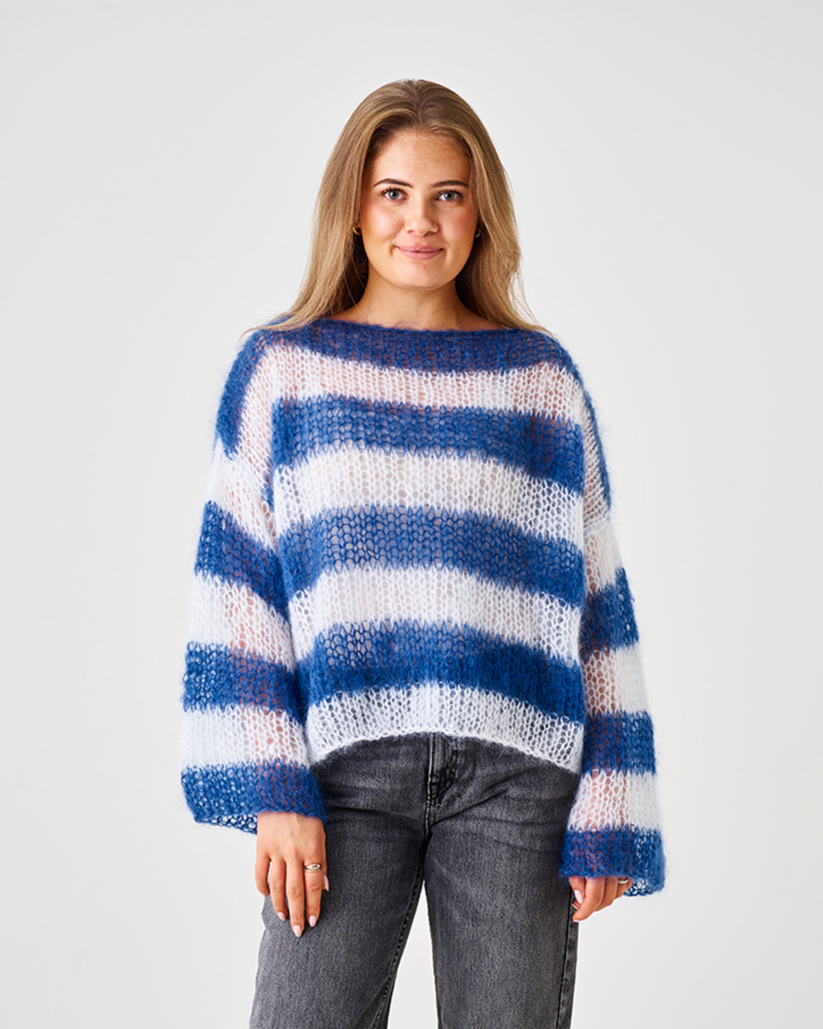 Genser med striper | Permin | Strikkepakke