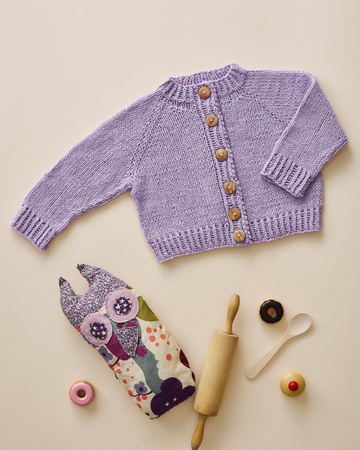 Cardigan til baby | Permin | Strikkepakke