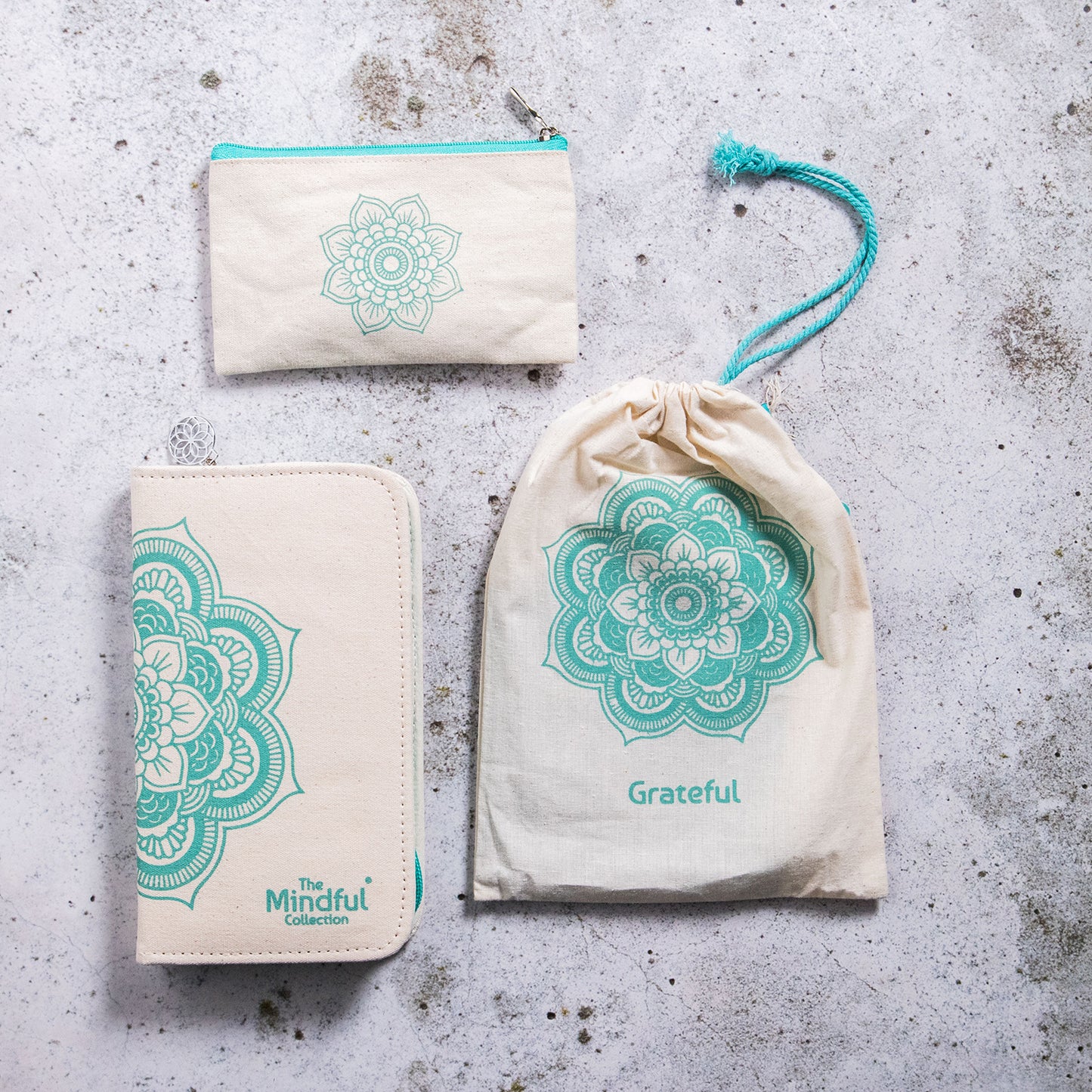 Strømpepinner Mindful Grateful - sett & tilbehør (15 cm) | Knitpro
