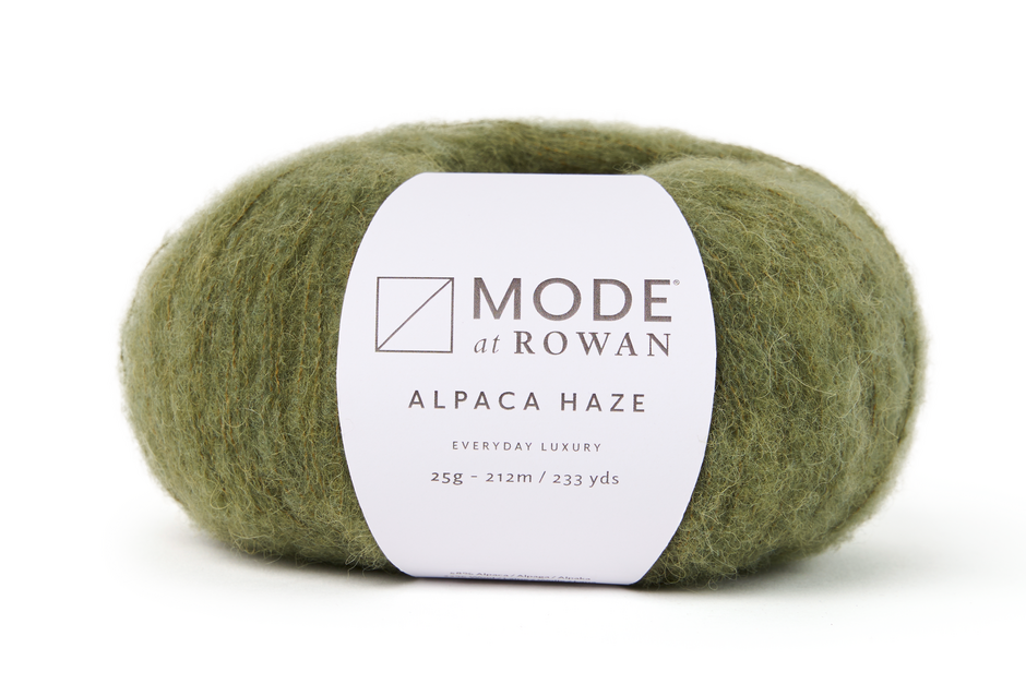 MODE at Rowan Alpaca Haze – 58 % Alpakka, 22 % Ull, 20 % Polyamid – 25 g nøste
