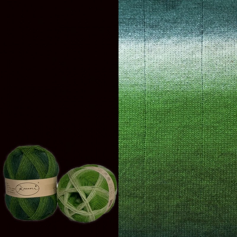 Kauni Effektgarn 8/2 – 100 % ull - flerfarget effektgarn - 130-150 g ≈ ca. 400 m