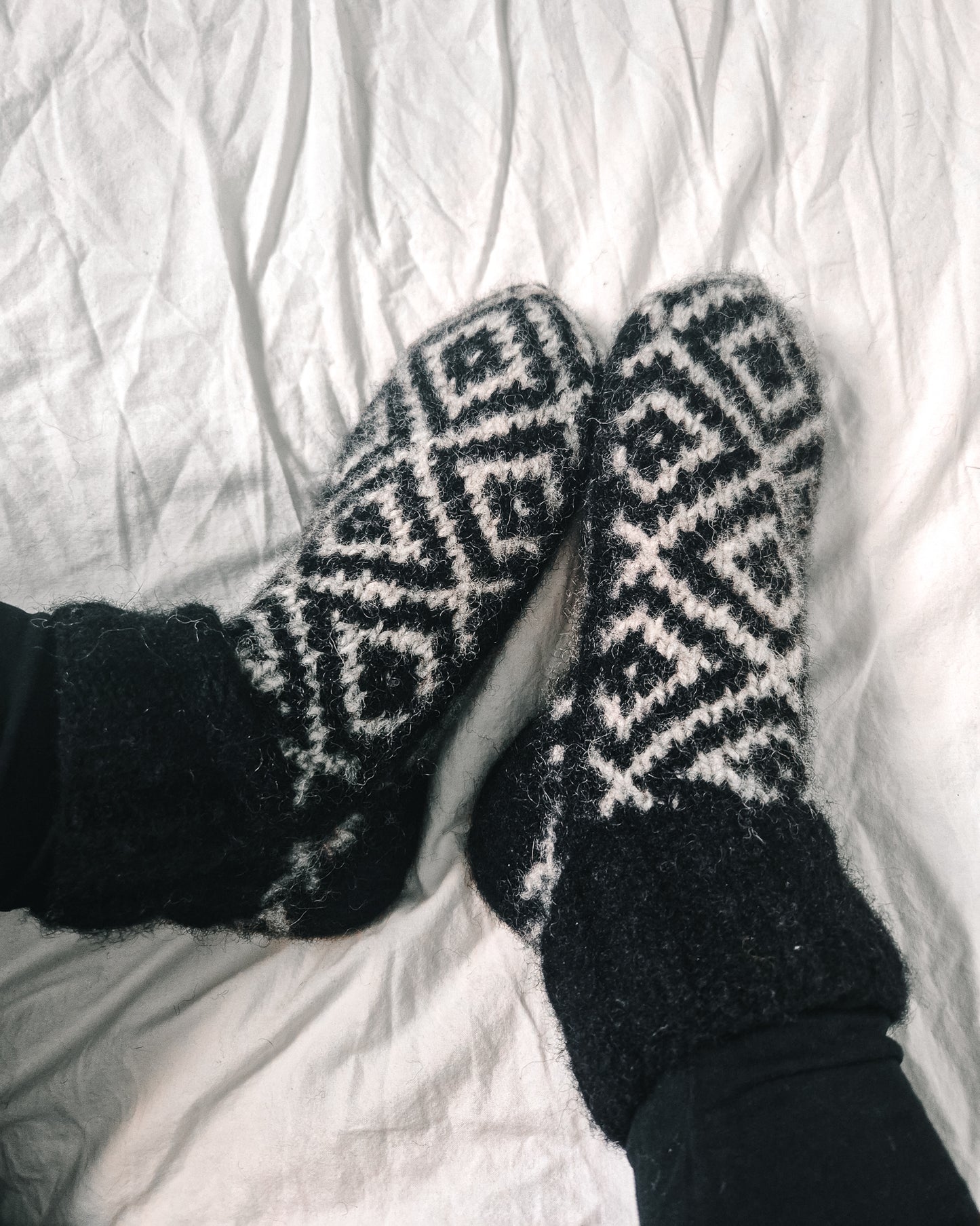 Eir tova tøfler | Ulltråd | Strikkepakke