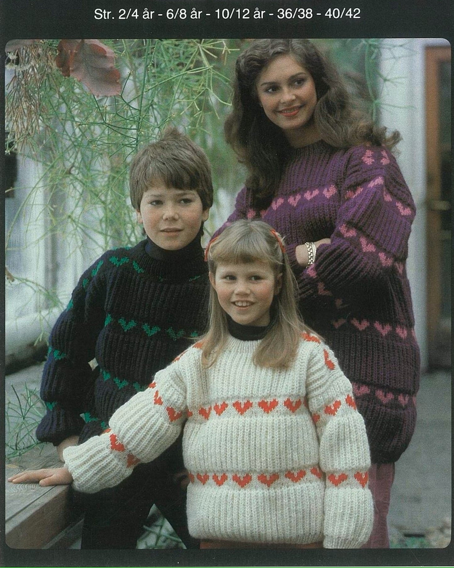 Hjertegenser i vams | Rauma Garn | Strikkepakke