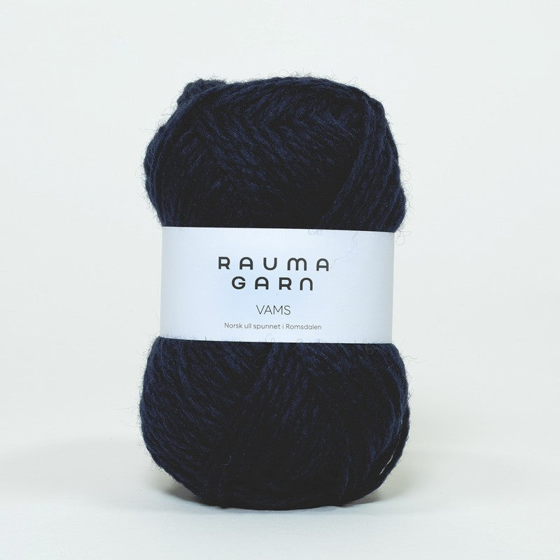 Rauma Garn Vams – 100 % norsk ull – 50 g ≈ 83 m