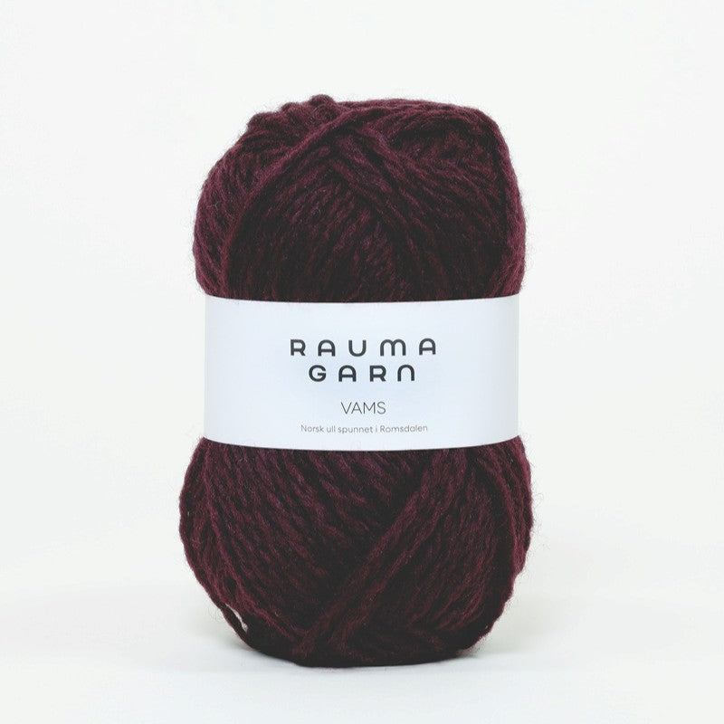 Rauma Garn Vams – 100 % norsk ull – 50 g ≈ 83 m
