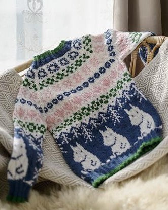 Moomin x Novita strikkeoppskrifter til voksen og barn | Hefte