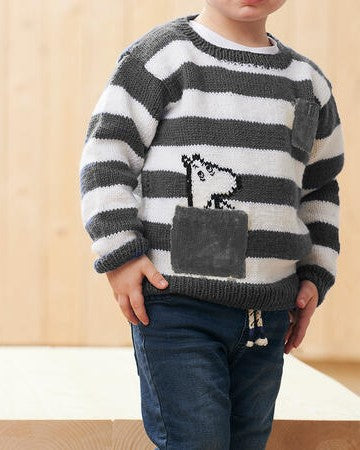 Moomin x Novita strikkeoppskrifter til voksen og barn | Hefte