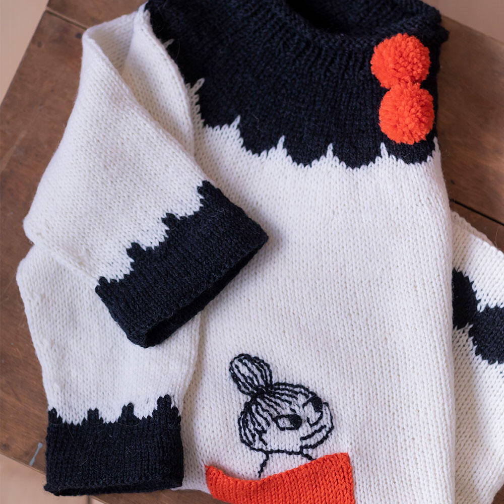 Moomin x Novita strikkeoppskrifter til voksen og barn | Hefte
