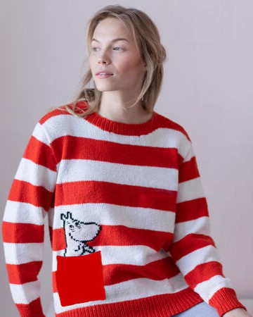 Moomin x Novita strikkeoppskrifter til voksen og barn | Hefte