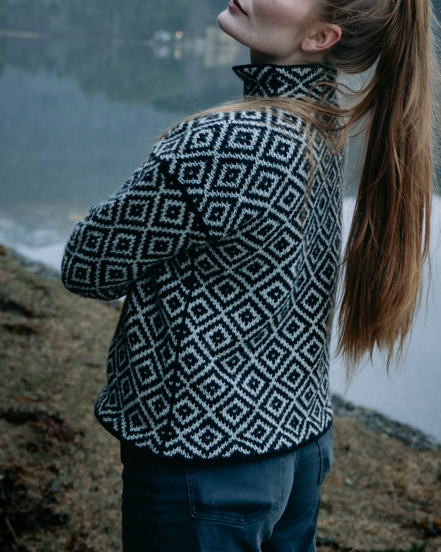 Eir - Boxy genser | Ulltråd | Strikkepakke