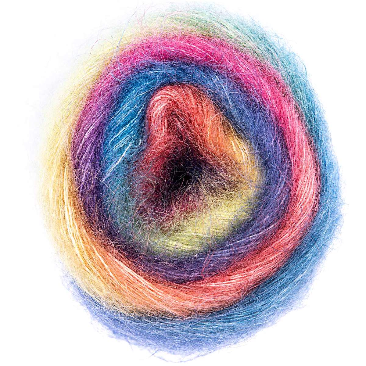 Rico Design Essentials Super Kid Mohair Loves Silk Print – mohair & silke – 50 g ≈ 375 m - utgående garn