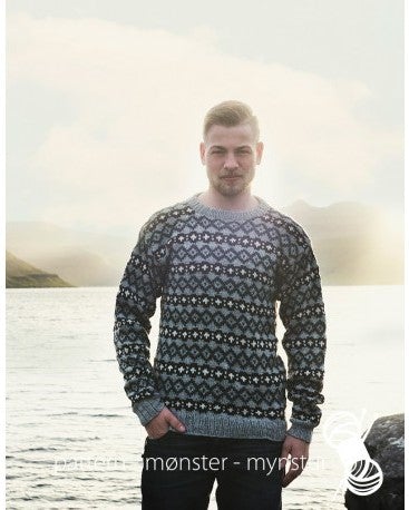 Herregenser med mønster | Navia | Strikkepakke