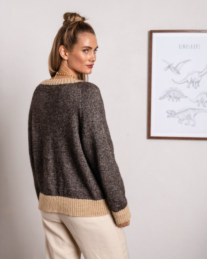 Denver raglankofte med lommer | Gratis PDF mønster