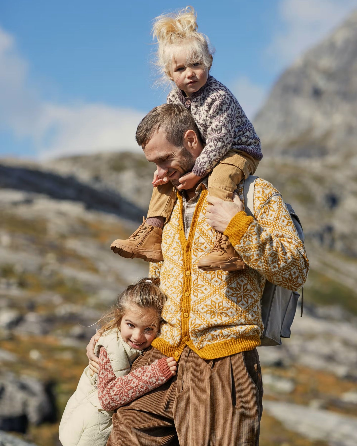 Fjelljakke i finull | Rauma | Strikkepakke