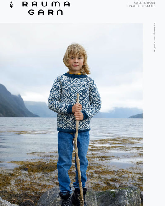 404 Fjell til barn Hefte | Rauma Garn