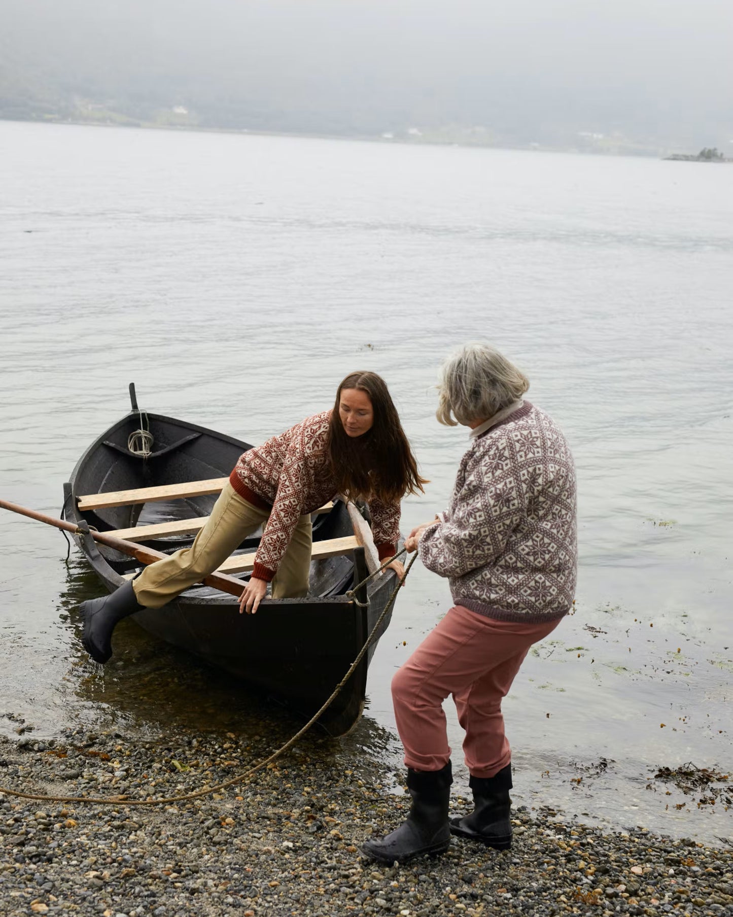 Fjelljakke til dame | Rauma | Strikkepakke