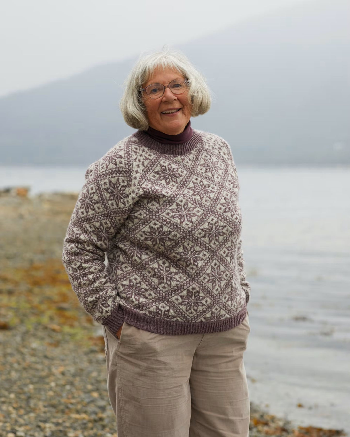 Fjellgenser til dame | Rauma | Strikkepakke
