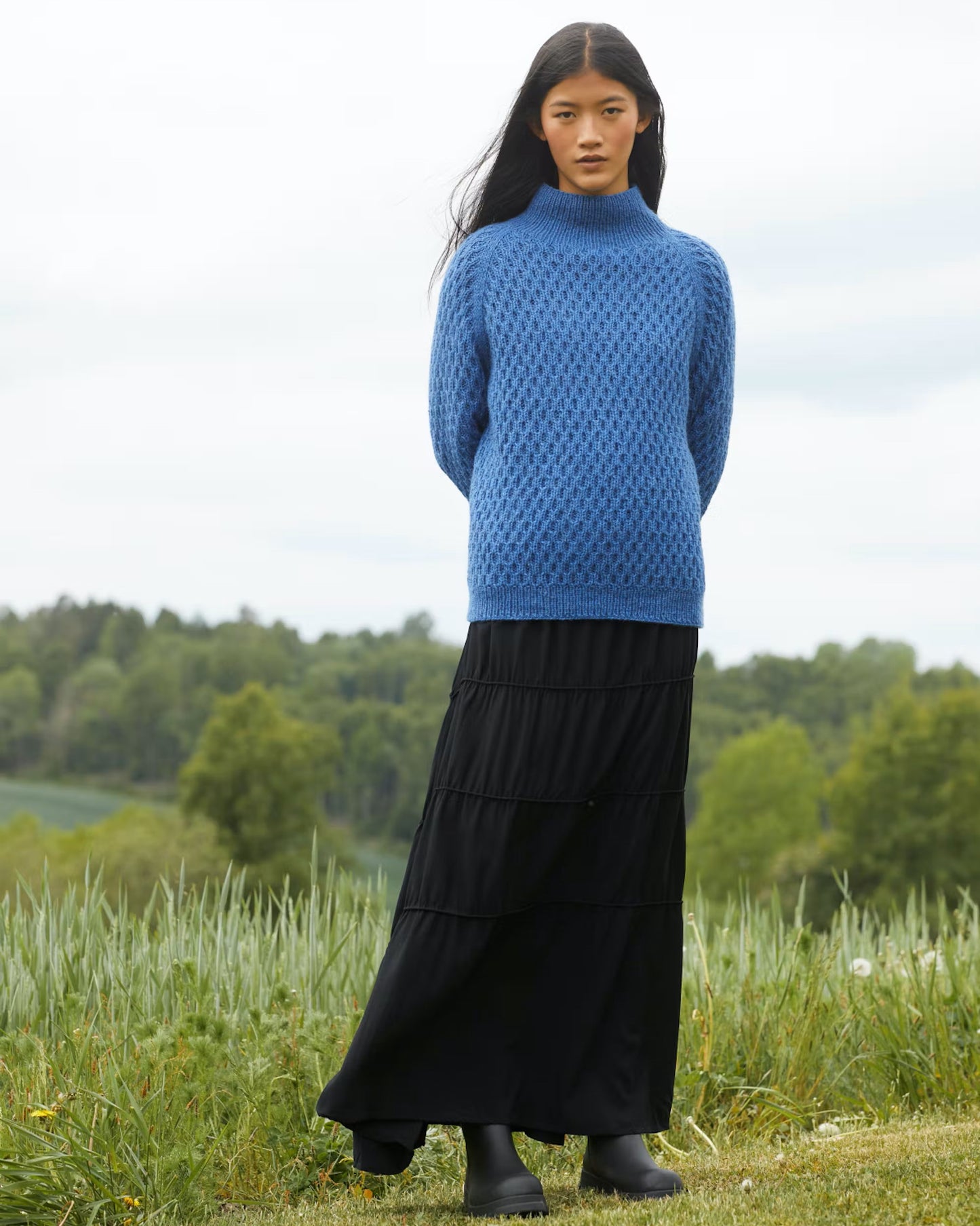 418 Finull og Alpaca Silk, dame | Rauma Garn