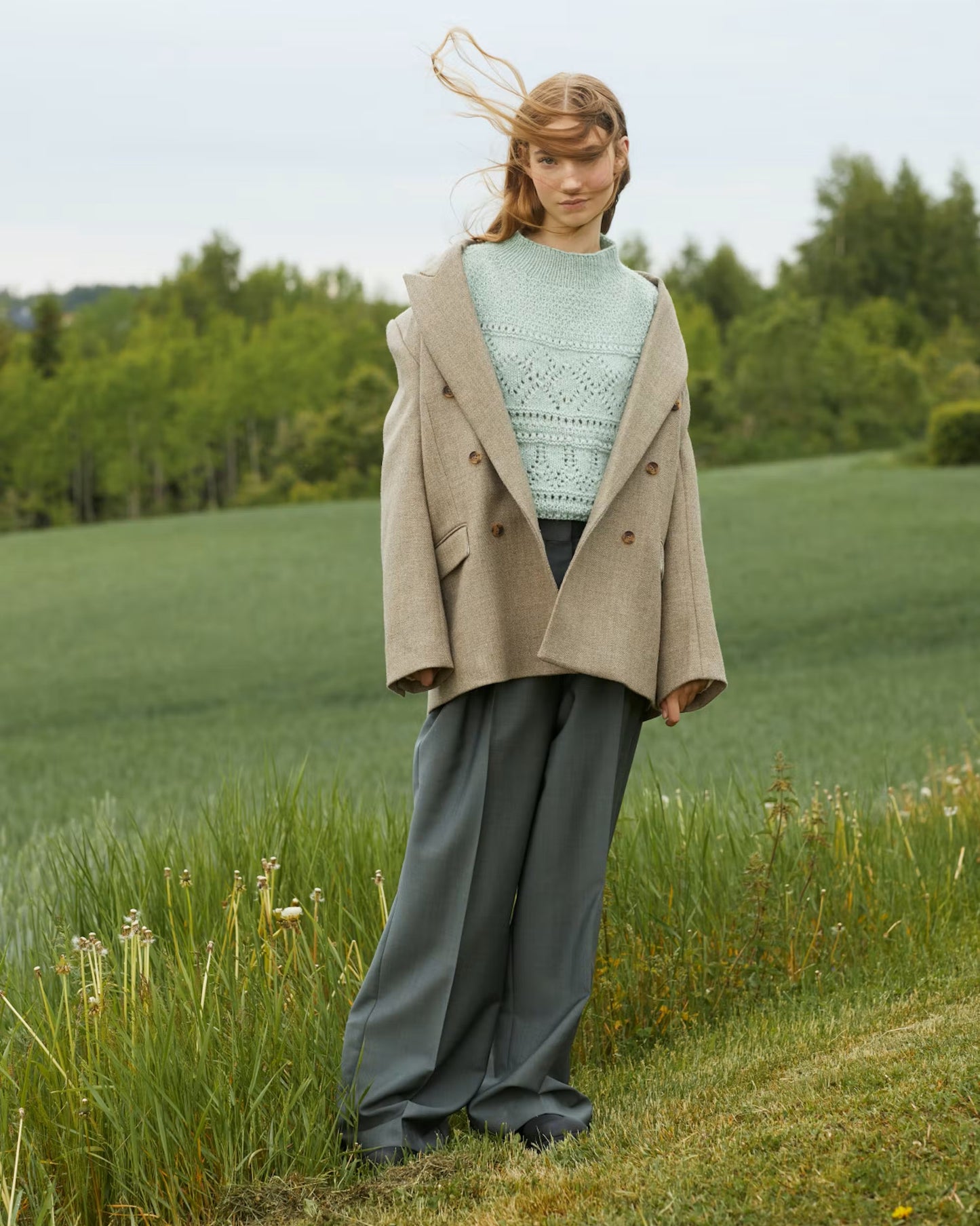 418 Finull og Alpaca Silk, dame | Rauma Garn