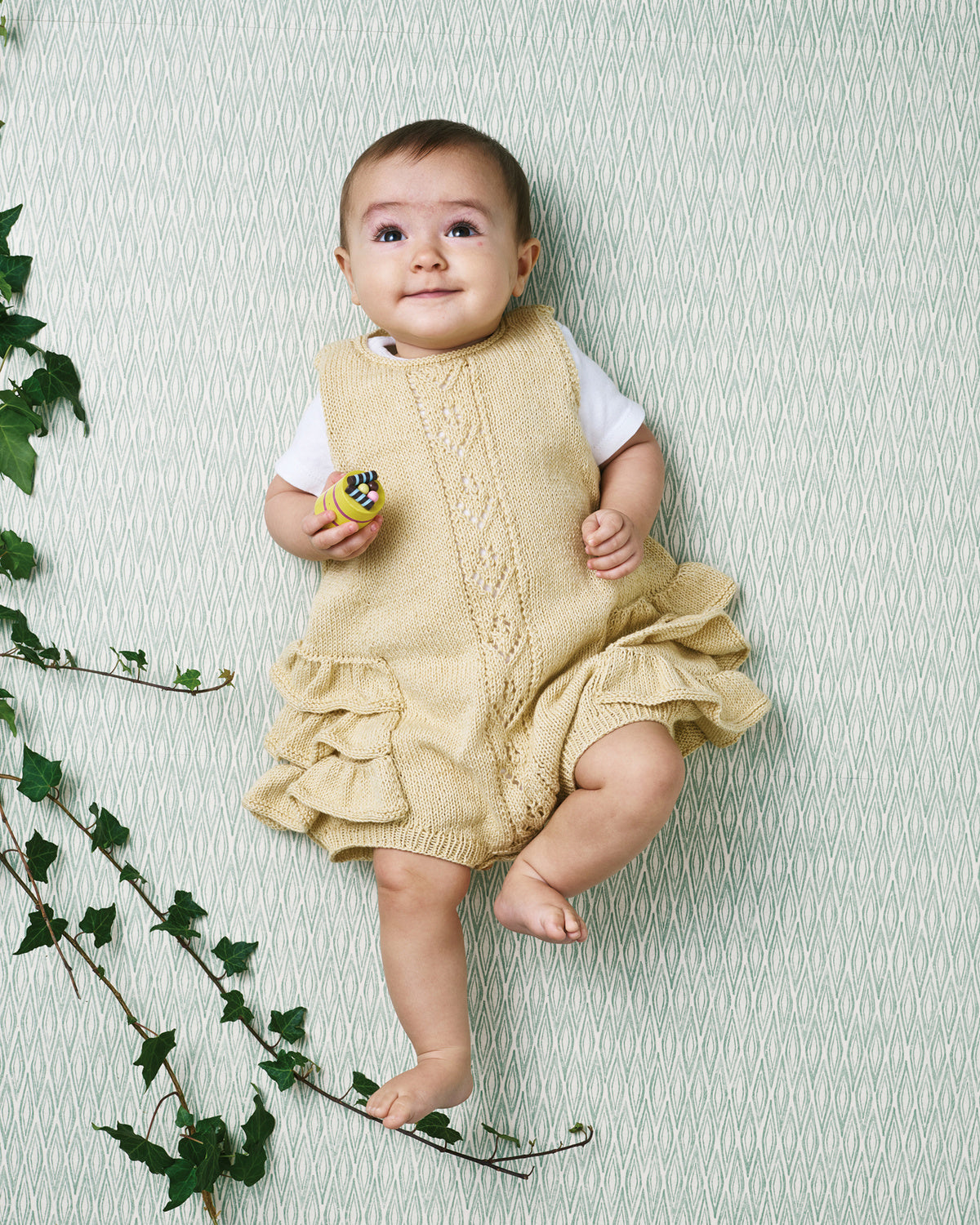 Elise romper m/hulm | Permin | Strikkepakke