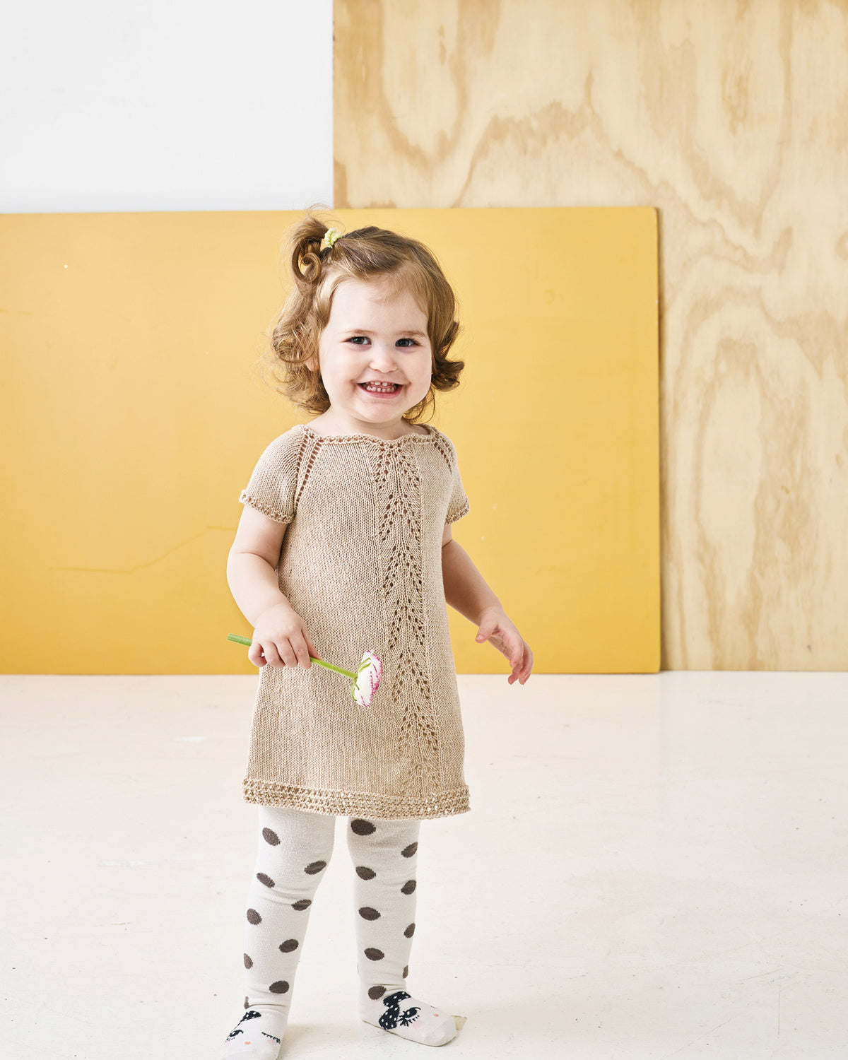 Elise kjole m/hulm | Permin | Strikkepakke