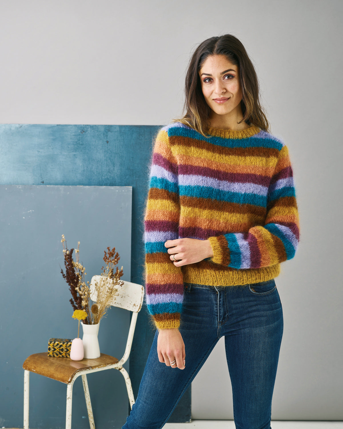 Bella stripet genser. Art. 893252