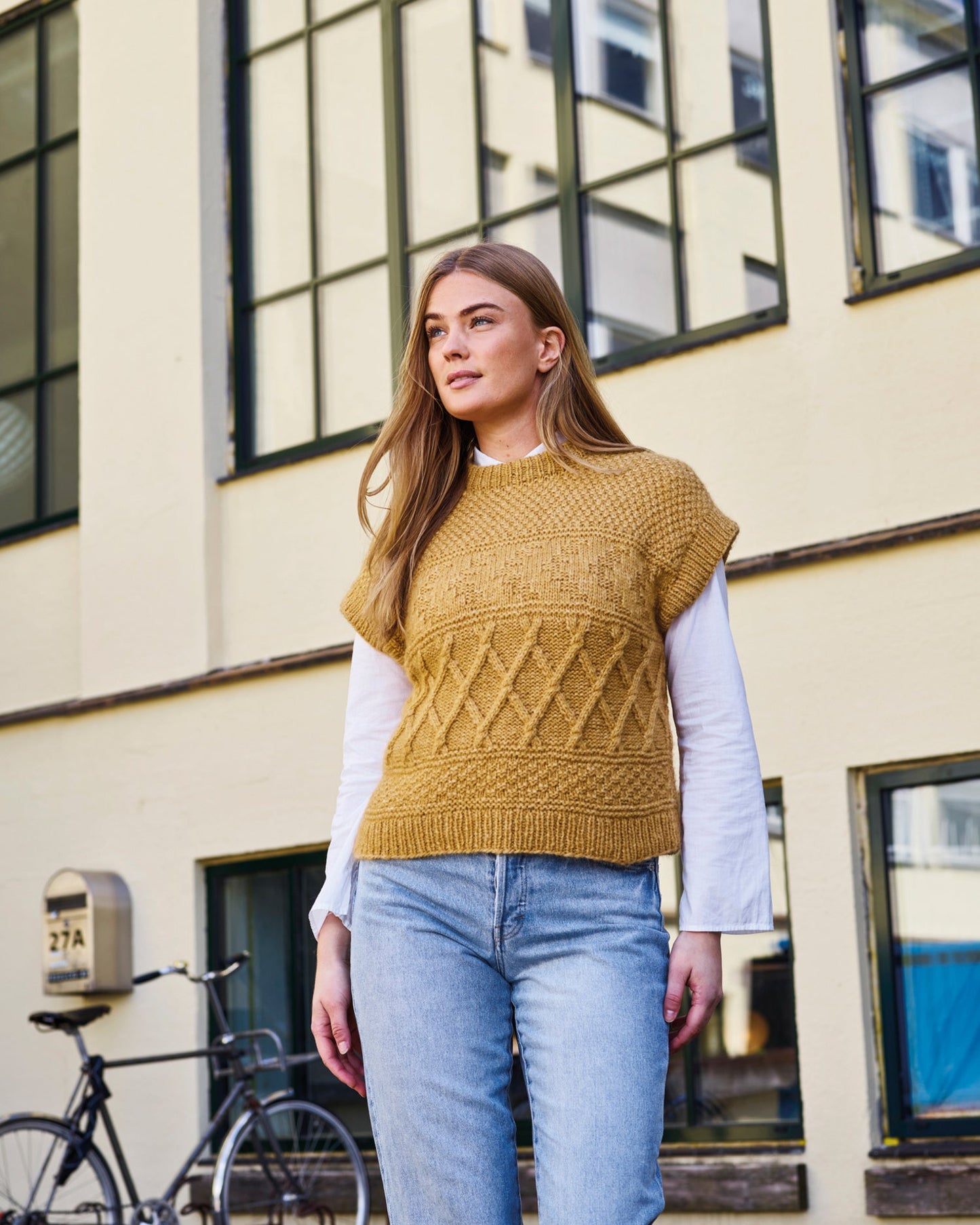 Vest med struktur | Permin | Strikkepakke