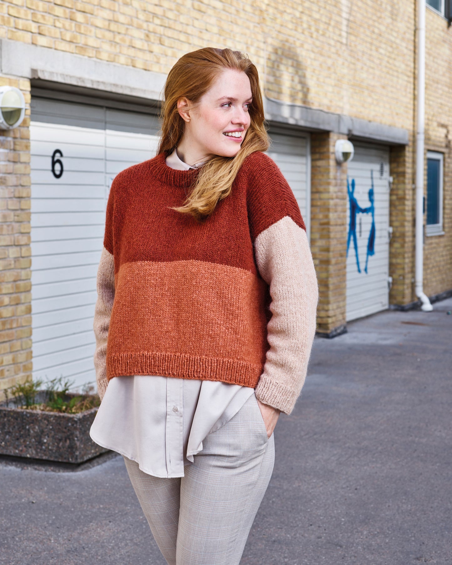Oversize genser i 3 frg. Art. 8962111