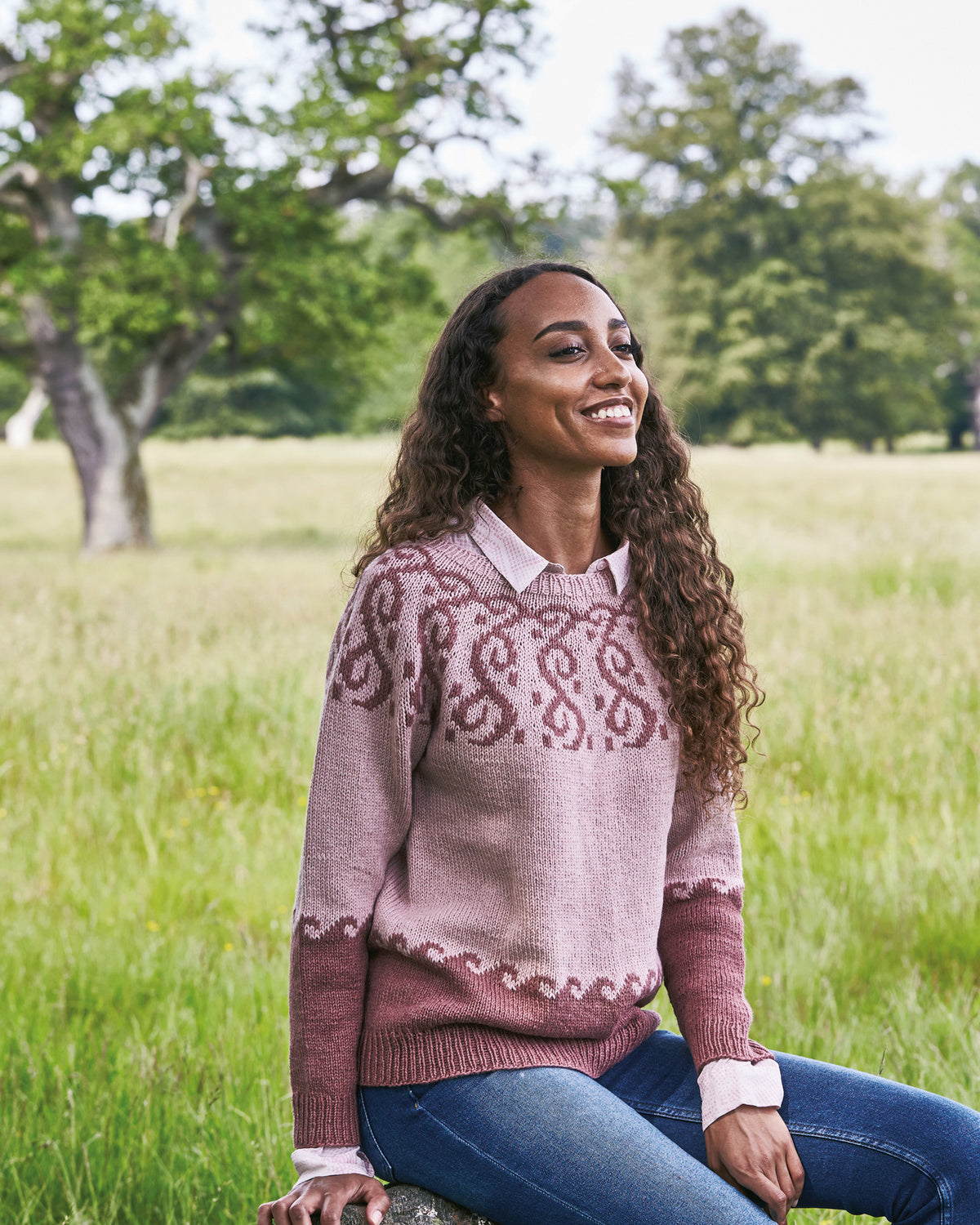 Mønstret sweater. Art. 899016