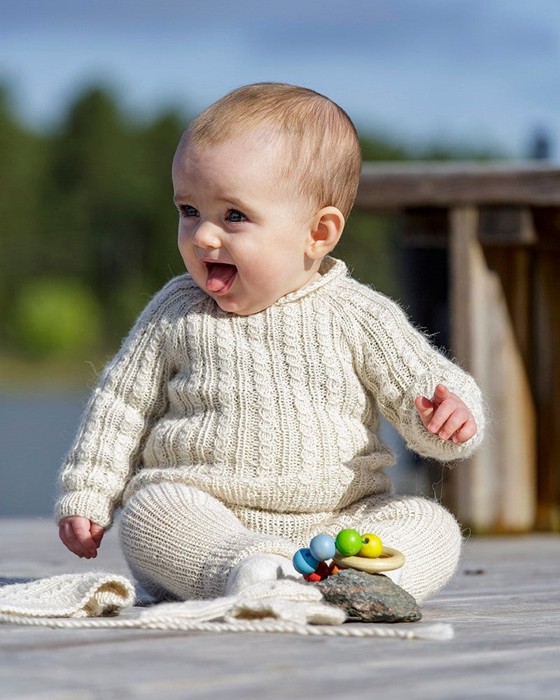 Varmende sett til baby | Gratis PDF mønster