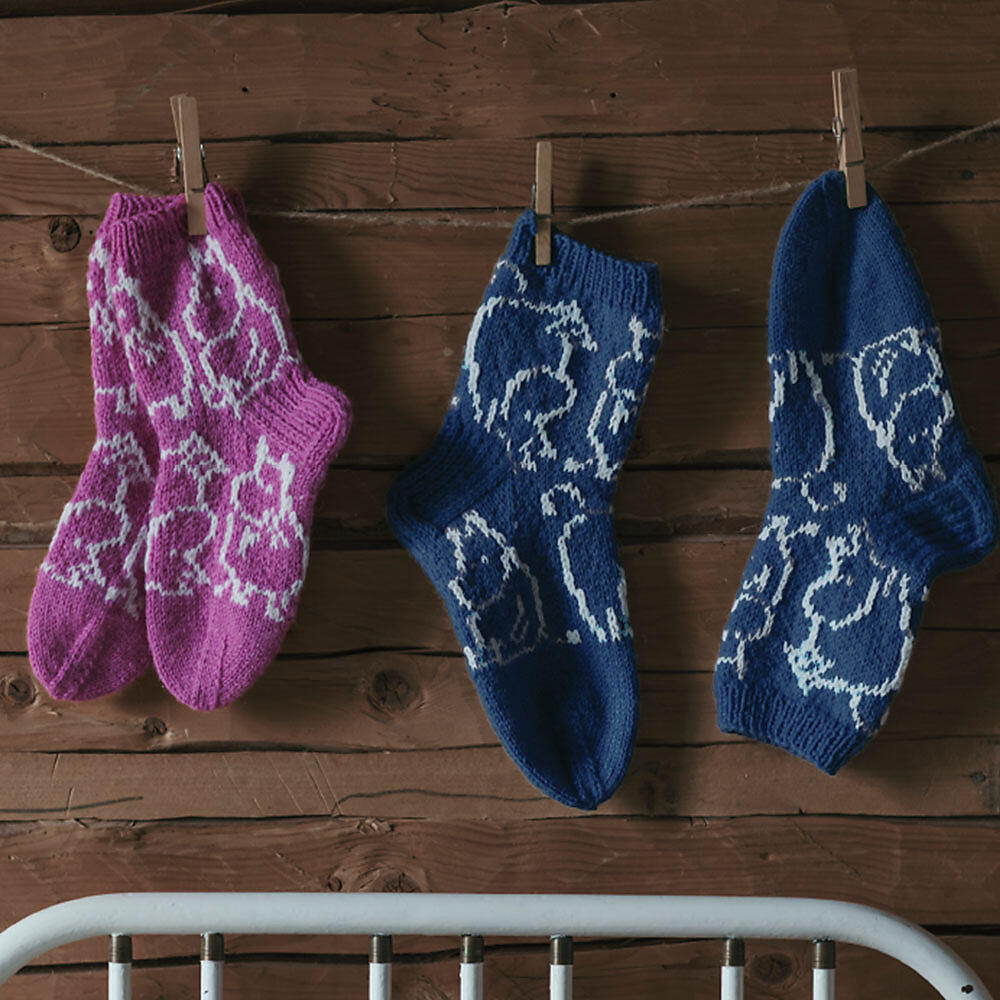 Sokker figurer | Novita | Strikkepakke