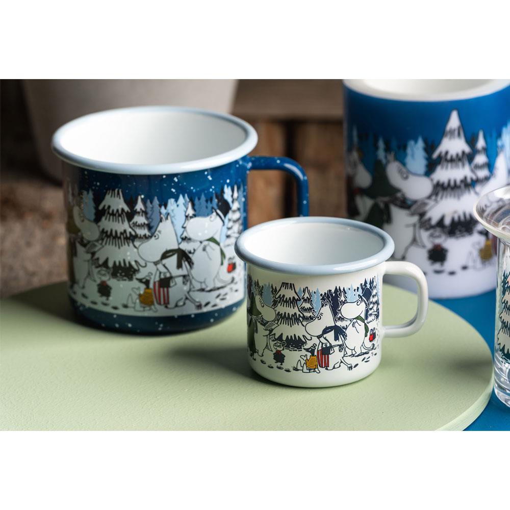 Vinterskog emaljekopp 2,5dl | Mummi