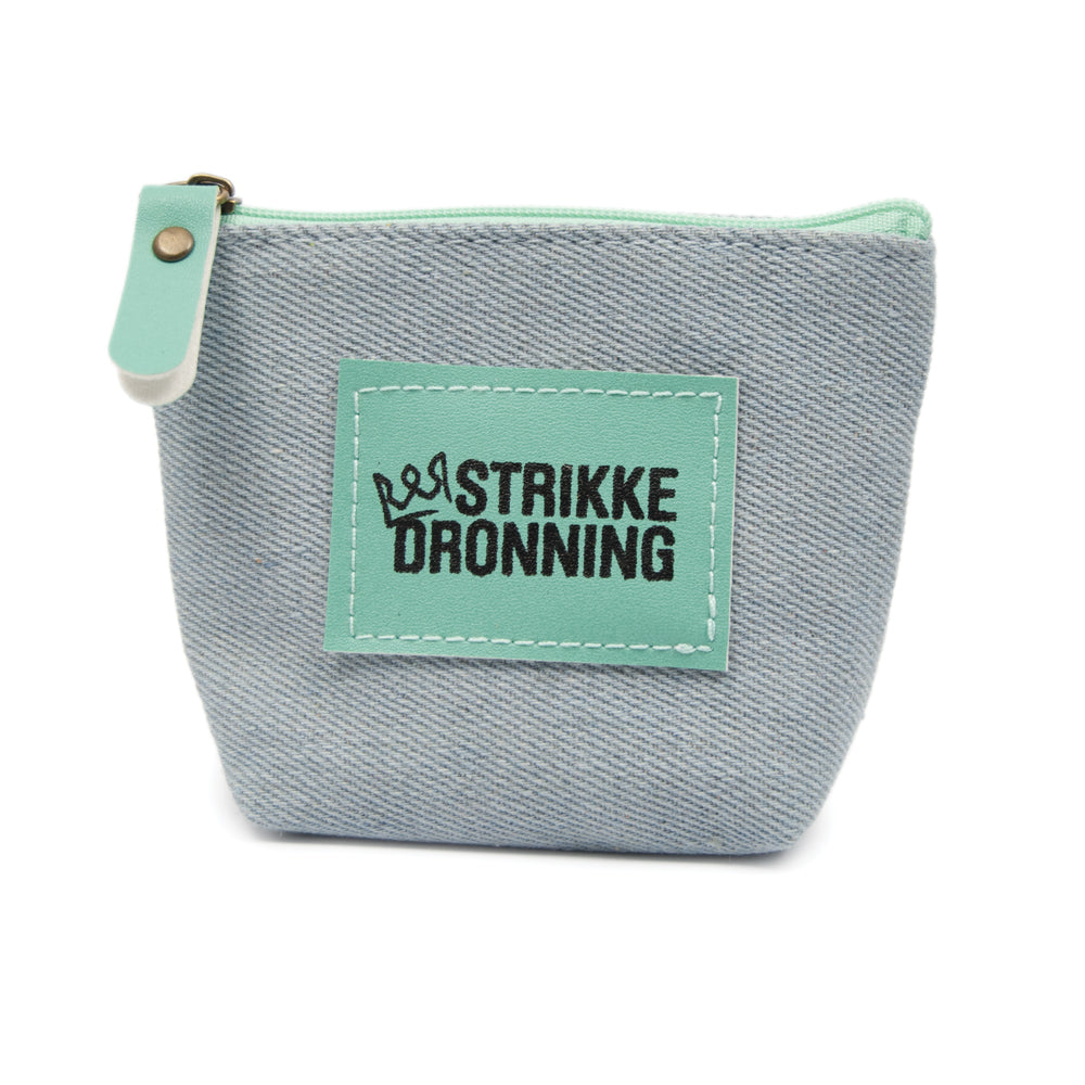 Liten strikkeveske grønn/strikkedronning | Kort & godt
