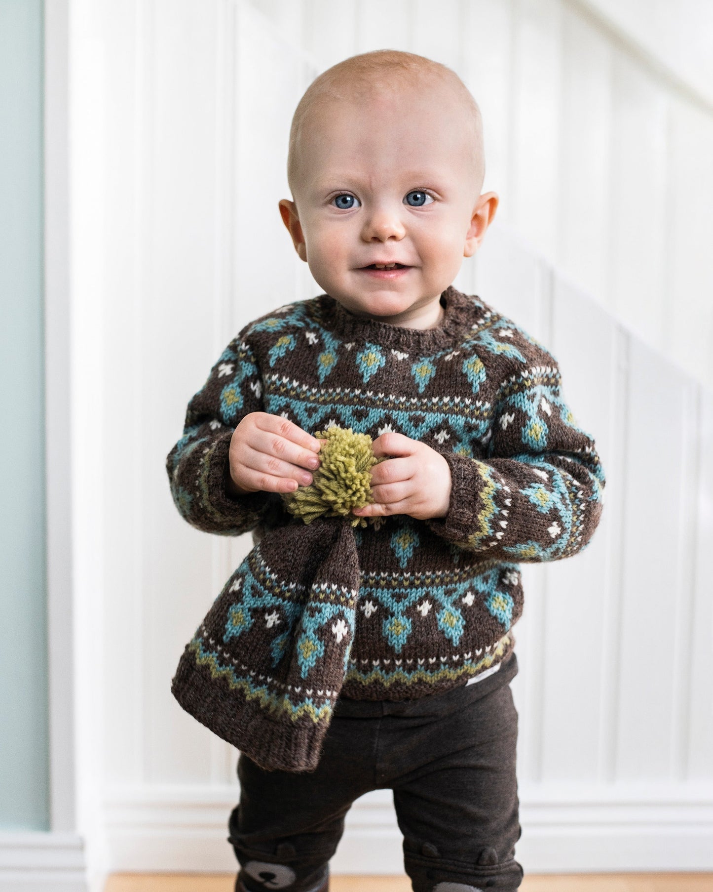 Vintermys barnegenser | Gratis PDF mønster