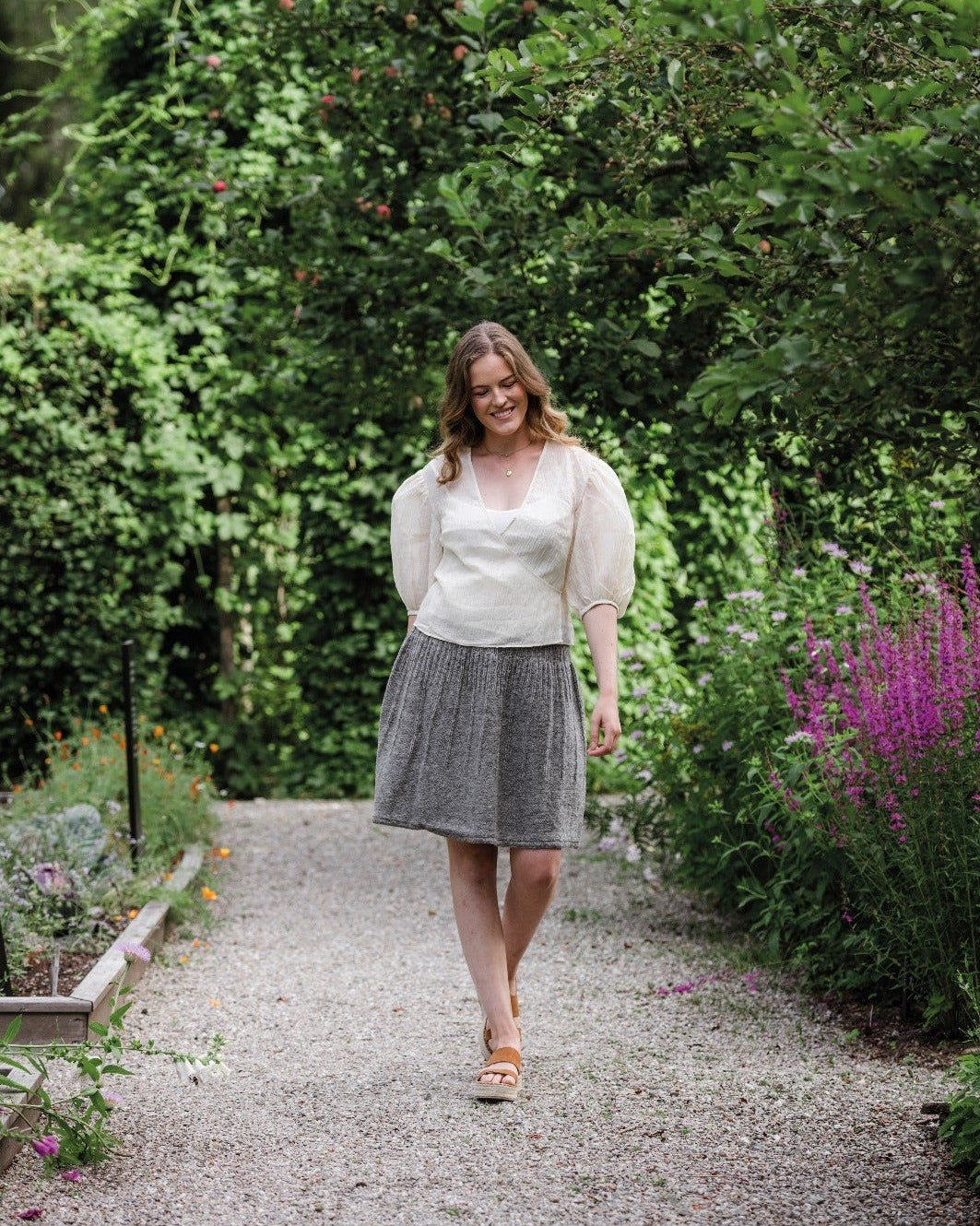 Strimma skjørt | Järbo | Strikkepakke