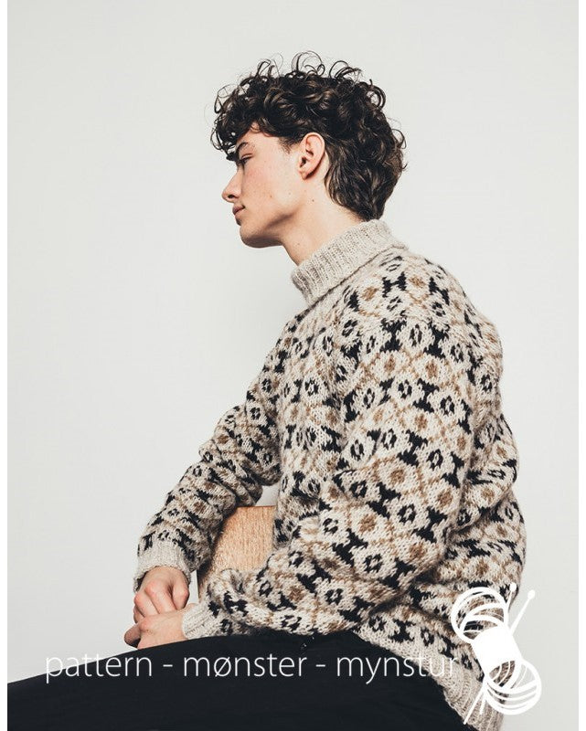 4-NB38 Tradisjonell genser til menn | Digital Oppskrift