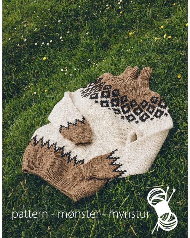 Trøje med rundt bærestykke | Navia | Strikkepakke