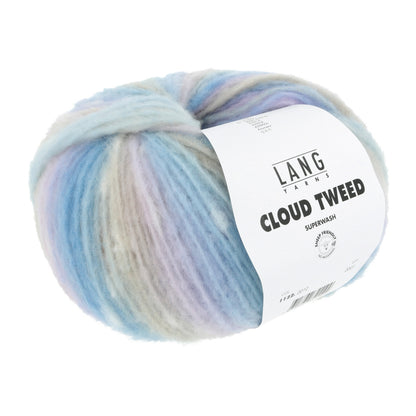 Lang Yarns Cloud Tweed – 84 % merinoull / 10 % polyamid / 6 % baby­alpakka – 100 g/≈260 m - utgått garn