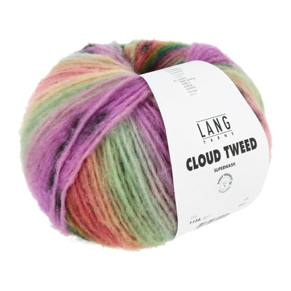 Lang Yarns Cloud Tweed – 84 % merinoull / 10 % polyamid / 6 % baby­alpakka – 100 g/≈260 m - utgått garn